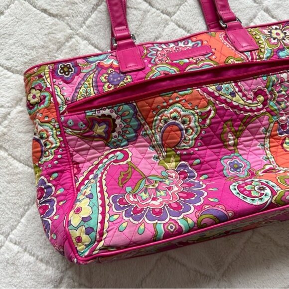 Vera Bradley | "Pink Swirls" Retired Duffle Bag - Picture 3 of 16